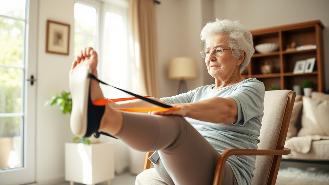 Schonende Bewegung für gesunde Gelenke im Alter Senior beim Radfahren auf einem Liegerad