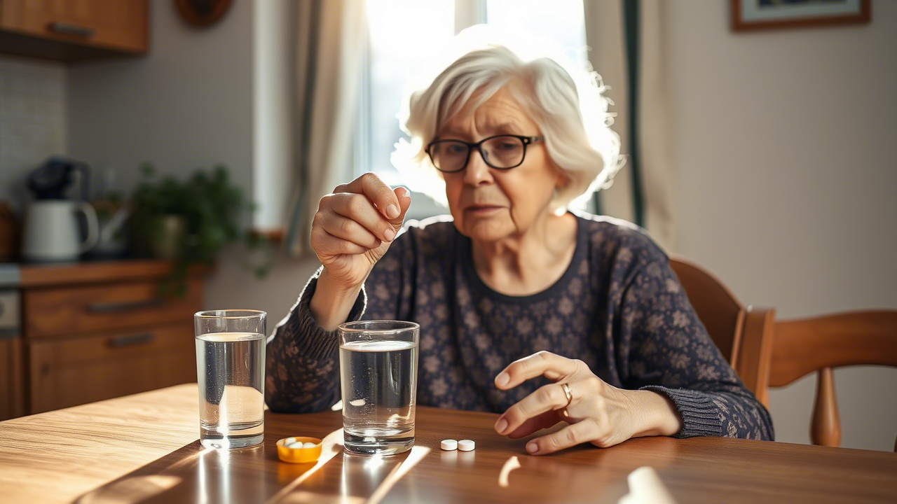 Medikamente und Wasser