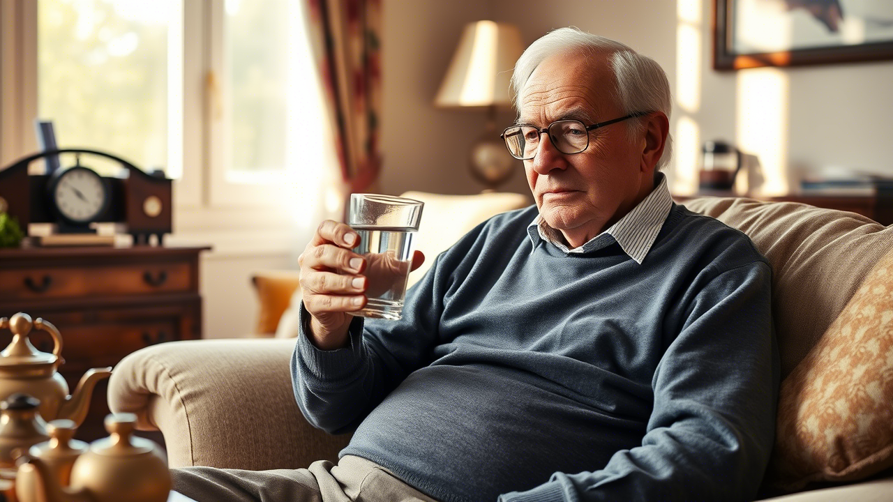 Schnelles Trinken am Morgen