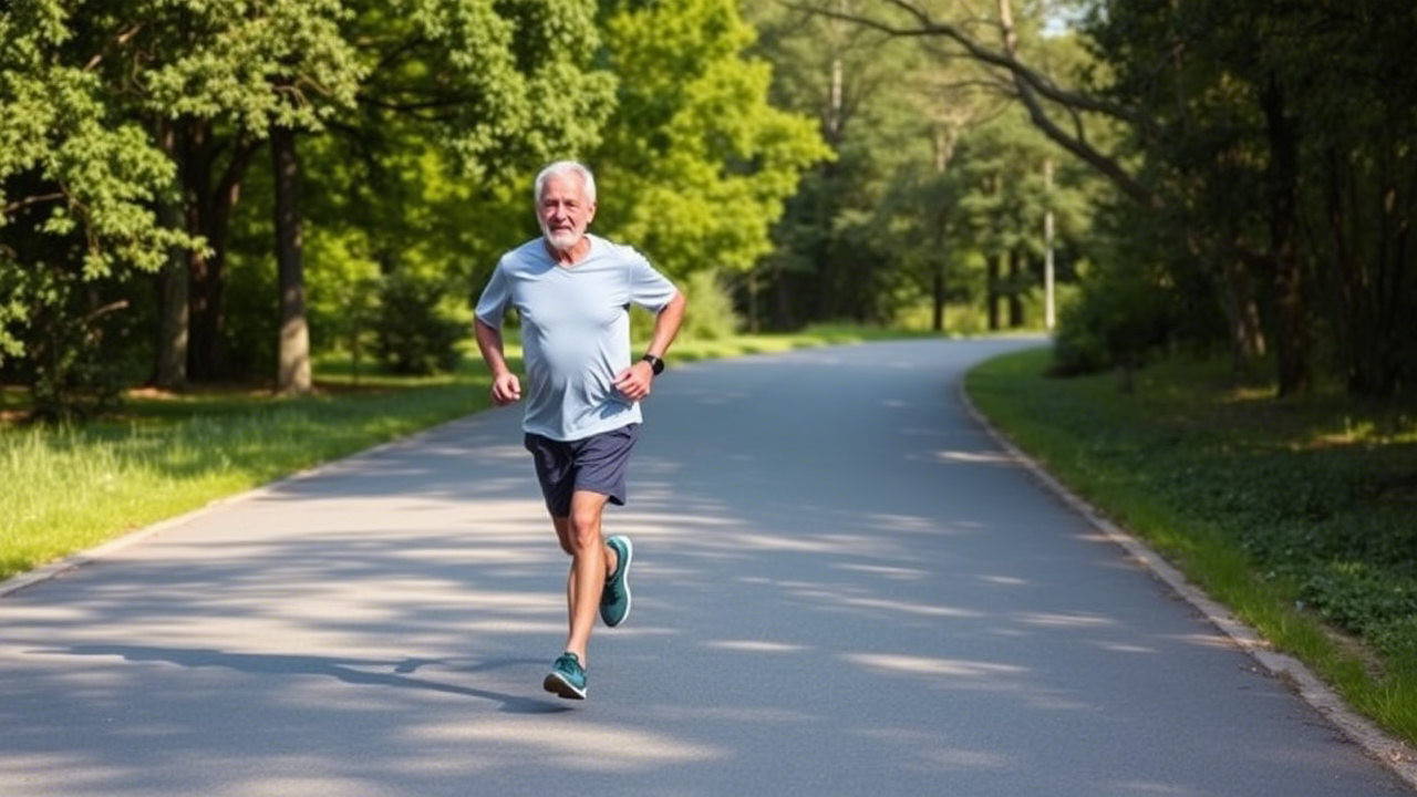 Gezieltes Beintraining im Alter lief täglich 5 Kilometer